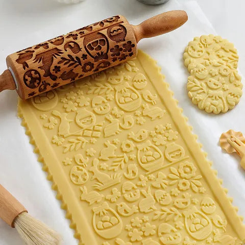 Wooden Rolling Pin Easter Mix