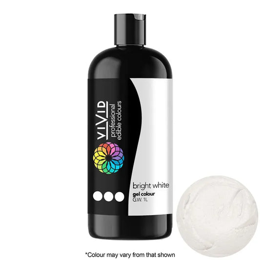 Food Colour BRIGHT WHITE GEL COLOUR 1L