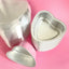 FOIL BAKING CUP WITH LID | HEART | LIGHT PINK | 50 PACKS