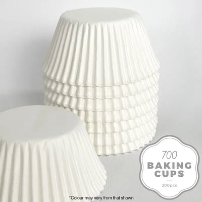 700 BAKING CUP | WHITE | 200 PACK (CAKE CRAFT)