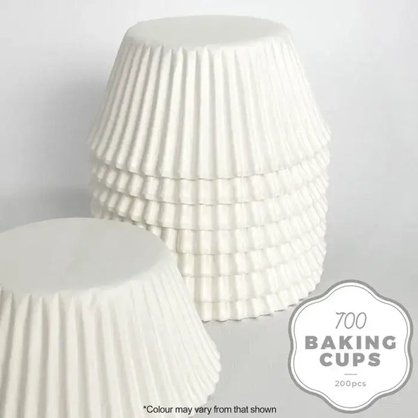CAKE CRAFT 700 BAKING CUP | WHITE | 200 PACK