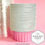 FOIL BAKING CUP WITH LID | ROUND | LIGHT PINK | 50 PACK (CAKE CRAFT)