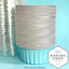 FOIL BAKING CUP WITH LID | ROUND | LIGHT BLUE | 50 PACK (CAKE CRAFT)