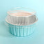 FOIL BAKING CUP WITH LID | ROUND | LIGHT BLUE | 50 PACK (CAKE CRAFT)