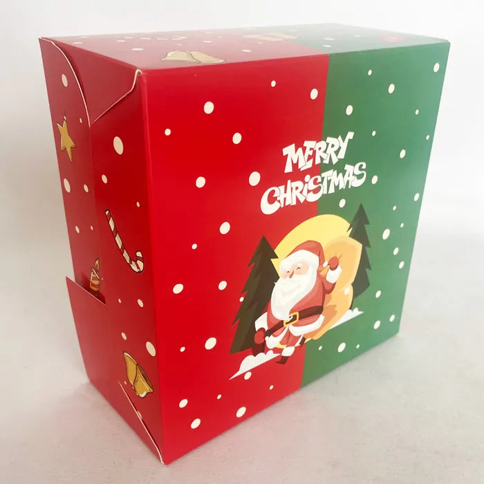 CHRISTMAS CUPCAKE BOX | 4 HOLE