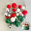 SILVER CHRISTMAS | DECO FOAM BALL TOPPER | 32 PC SET