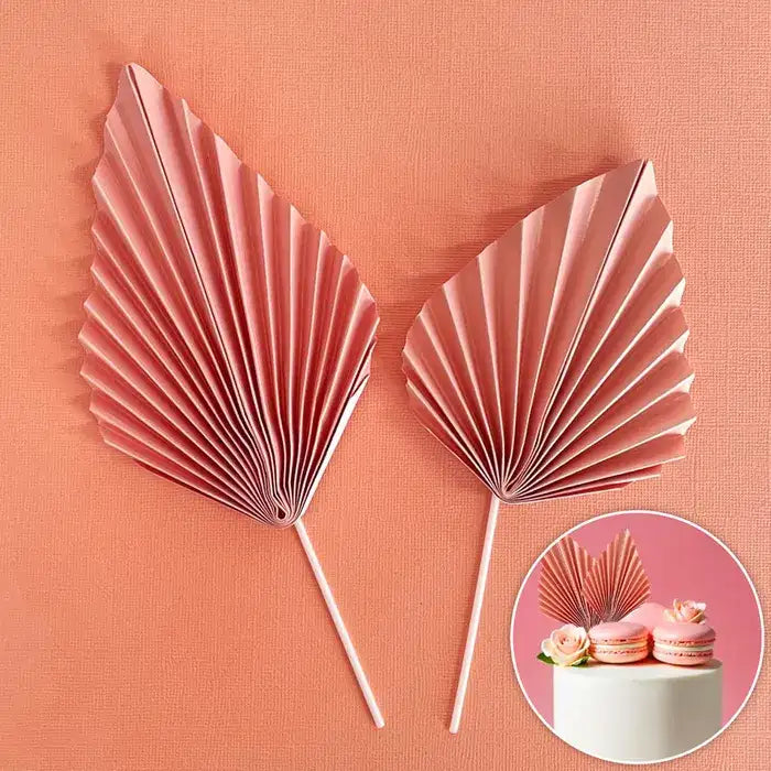 Baby Pink Deco Fan Topper 2 Pc Set