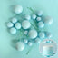 BABY BLUE | DECO FOAM BALL TOPPER | 20 PC SET