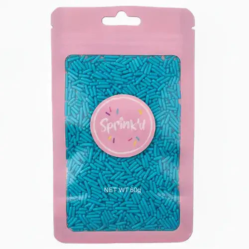 Sprink'D Jimmies Bright Blue 60G