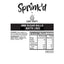 SUGAR BALLS SPRINK'D |  | RED | 4MM | 500G