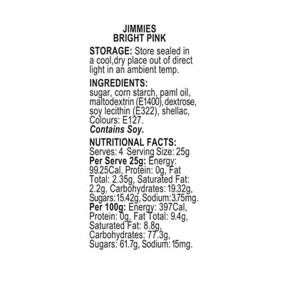 JIMMIES | BRIGHT PINK | 60G SPRINK'D