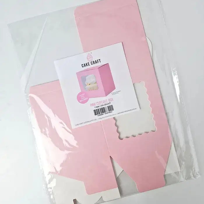 Cake Craft Pink 1 Hole Cupcake Box – view 4