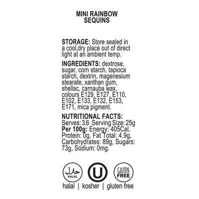 SPRINK'D | MINI RAINBOW SEQUINS | 60G