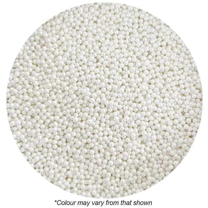 SPRINK'D | 2MM SUGAR BALLS PEARL | WHITE | 500G