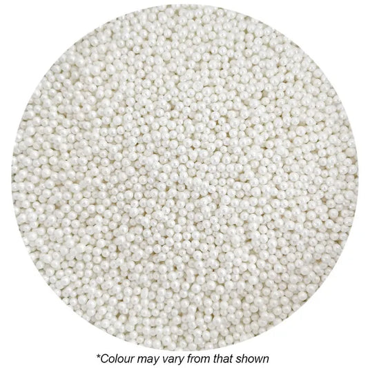 SPRINK'D | 2MM SUGAR BALLS PEARL | WHITE | 500G