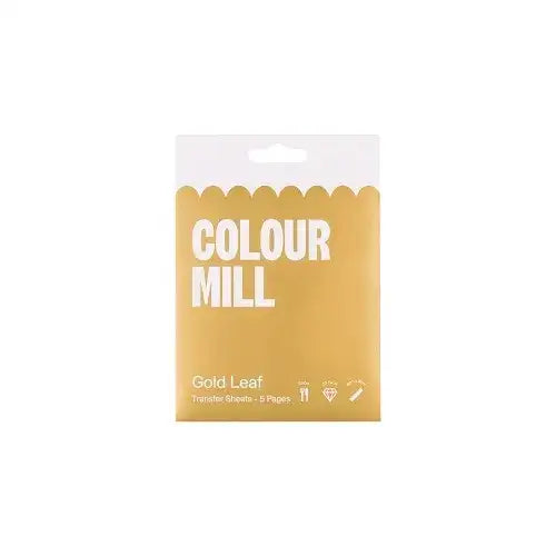 Gold Leaf 5 Sheets Colour Mill