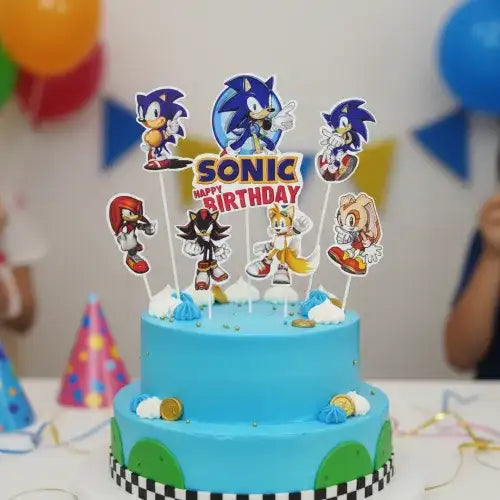 Wish Sonic The Hedgehog Topper Set 7 Pc