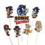 WISH | SONIC THE HEDGEHOG | TOPPER SET | 7 PC