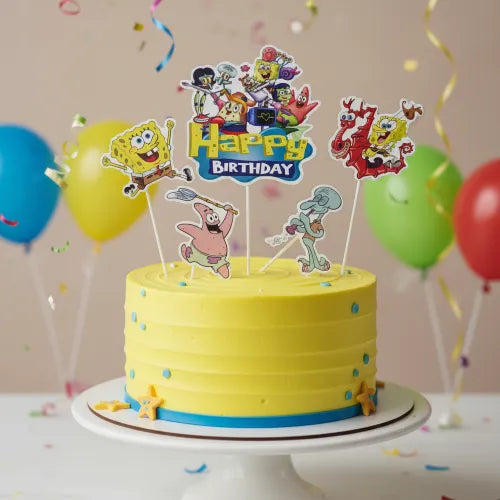 WISH | SPONGEBOB | TOPPER SET | 6 PC