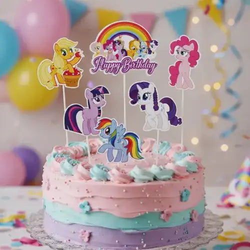 Wish My Little Pony Topper Set 6 Pc