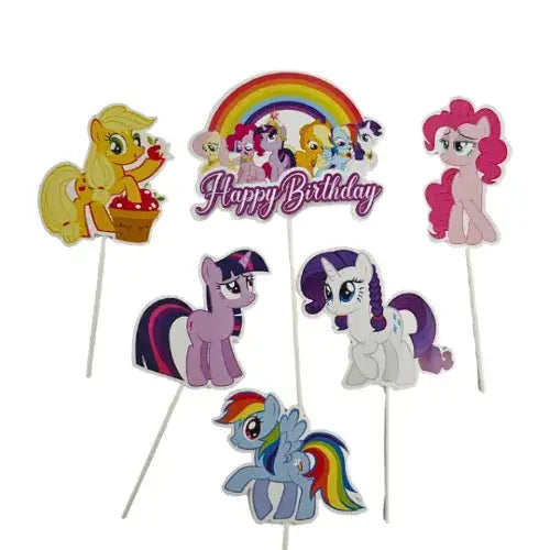 Wish My Little Pony Topper Set 6 Pc – view 2