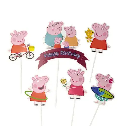Wish Peppa Pig Topper Set 6 Pc – view 2