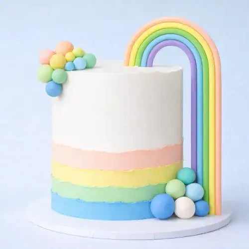 Wish Pastel Rainbow Cake Topper – view 5