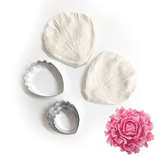 Flower Peony Cutter & Veiner Set