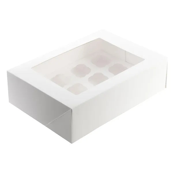 CUPCAKE BOX 12 HOLE MONDO (20 PACK)