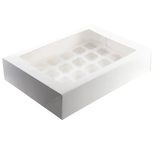 CUPCAKE BOX 24 HOLE MONDO (10 PACK)