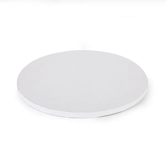 MONDO DRUM CAKE BOARD ROUND WHITE 12IN