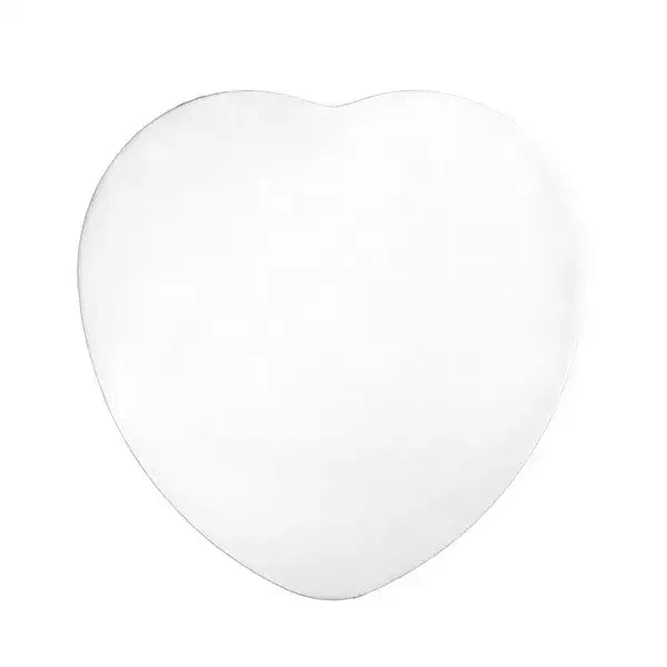 MONDO White 3mm Compressed Cake Board | Heart