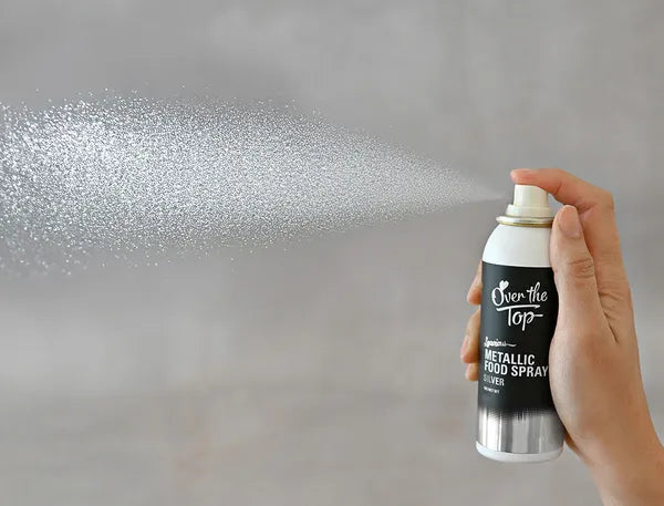 OTT METALLIC FOOD SPRAY SILVER 48GM