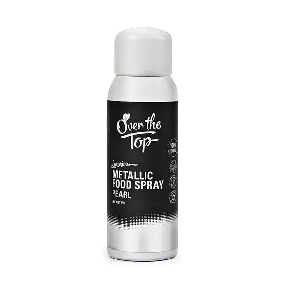 Ott Metallic Food Spray Pearl White 48Gm