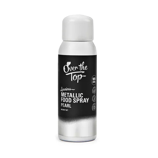 OTT METALLIC FOOD SPRAY PEARL WHITE 48GM