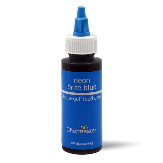 Food Colour Chefmaster Liqua-Gel Neon Brite Blue 2.3oz/65g