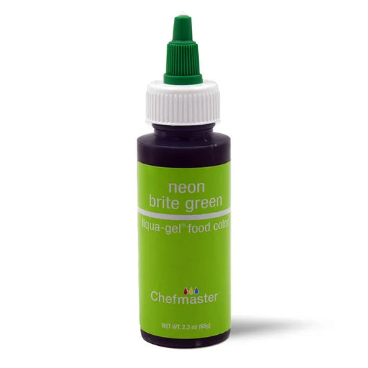 Food Colour Chefmaster Liqua-Gel Neon Brite Green 2.3oz/65g