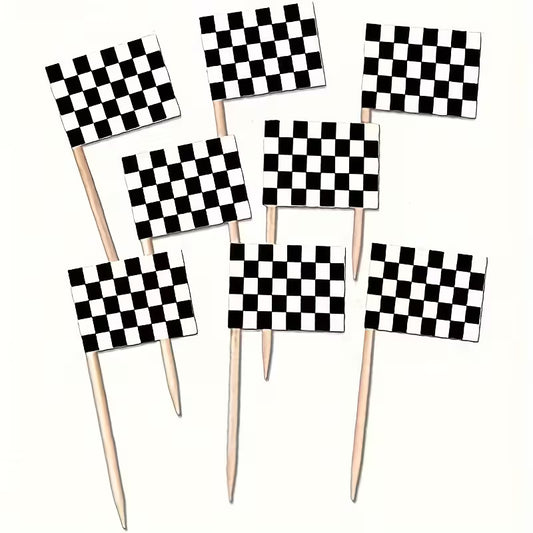 Cupcake Race Flags 25 Pack