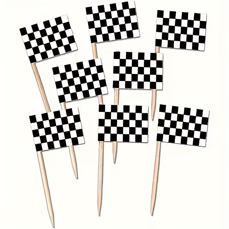 Cupcake Race Flags 25 Pack