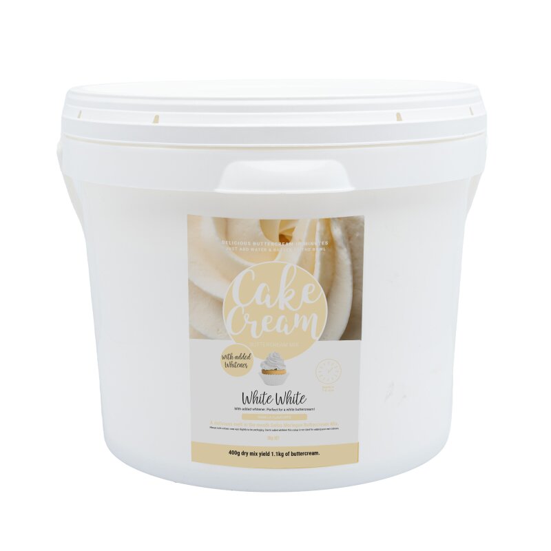 Cake Cream - White White - Vanilla Flavour 400g
