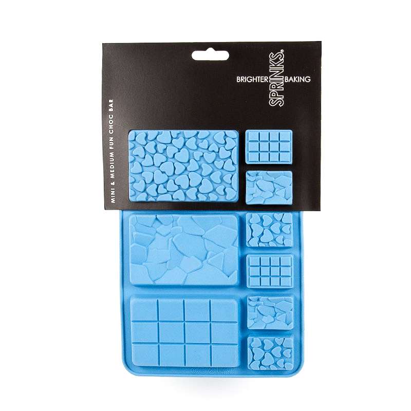 Silicone Mould Mini & Medium Fun Choc Bar