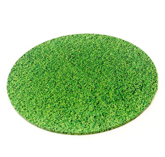 Cake Board Masonite Grass 10" Round