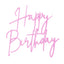 Sweet Cartel - Cupcake Charm/Topper - Happy Birthday Pink
