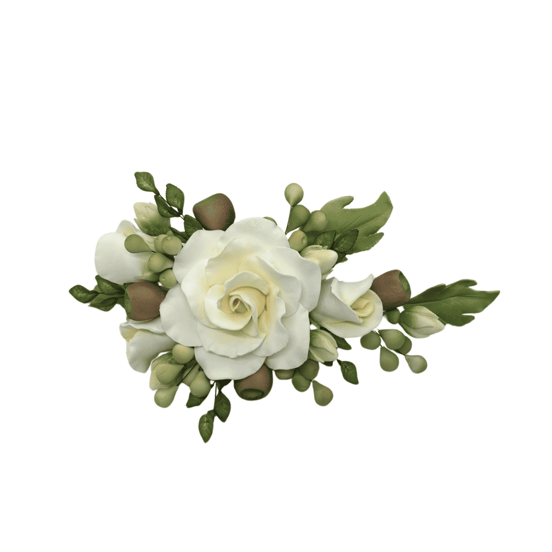 Edible Special Occasion Rose Spray - Ivory