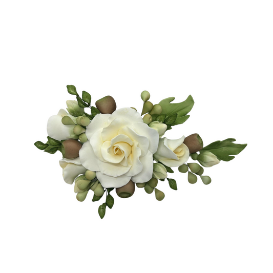 Edible Special occasion Rose Spray - Ivory