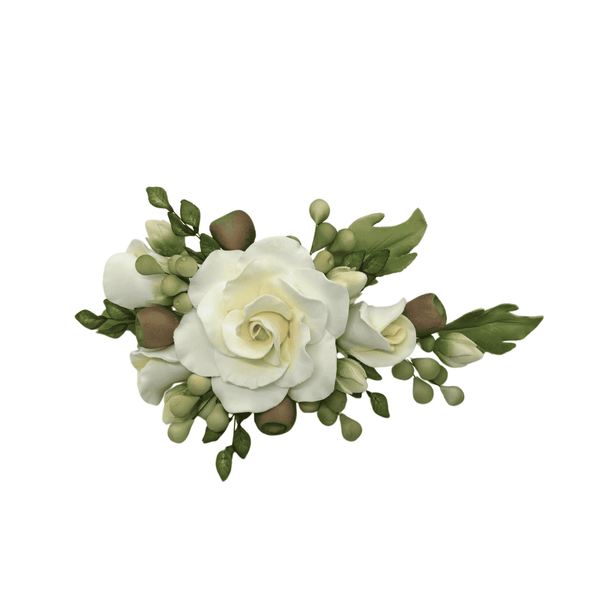 Edible Special Occasion Rose Spray - Ivory