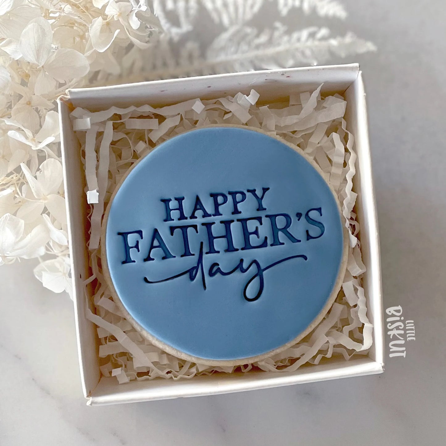 Cookie Stamp Happy Father's Day V2 Embosser (Little Biskut)