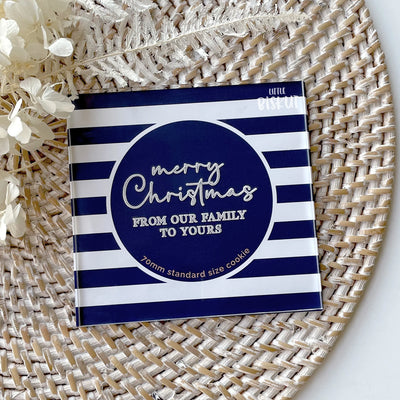 Merry Christmas From Our Family to Yours Debosser (Little Biskut Level
