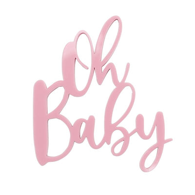Sweet Cartel - Cupcake Charm/Topper - Oh Baby Pink