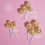 SPRINKS 12 Piece Disco Ball Toppers - GOLD